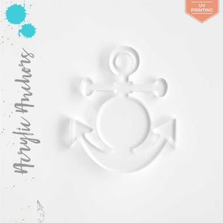 UV Printing Acrylic Keychains Anchors