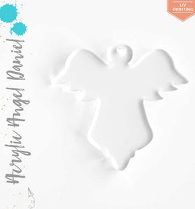 UV Printing Acrylic Keychains Angel Daniel