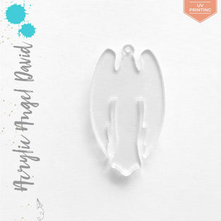 UV Printing Acrylic Keychains Angel David