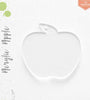 UV Printing Acrylic Keychains Apple