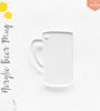 UV Printing Acrylic Keychains Beer Mug