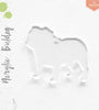 UV Printing Acrylic Keychains BullDog