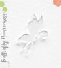 UV Printing Acrylic Keychains Butterfly Awareness