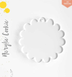 UV Printing Acrylic Keychains Cookie