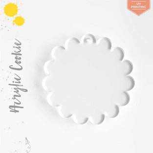 UV Printing Acrylic Keychains Cookie