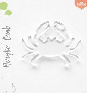 UV Printing Acrylic Keychains Crab