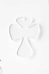 UV Printing Acrylic Keychains Cross Rounded