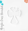 UV Printing Acrylic Keychains Cross Rounded