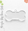 UV Printing Acrylic Keychains Dog Bone Soto