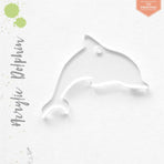 UV Printing Acrylic Keychains Dolphin