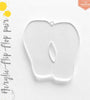 UV Printing Acrylic Keychains Flip Flop Pair
