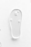 UV Printing Acrylic Keychains Flip Flop