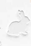 UV Printing Acrylic Keychains Rabbit