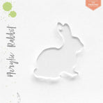 UV Printing Acrylic Keychains Rabbit
