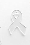 UV Printing Acrylic Keychains Ribbon Symbol