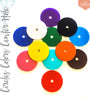 UV Printing Acrylic Circle Colors With 1/4" Center Hole (Package.Price)