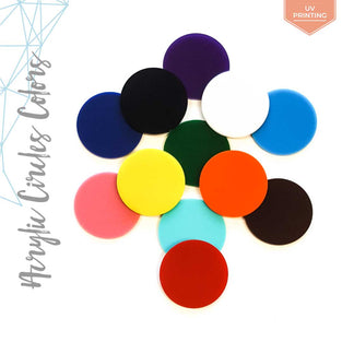UV Printing Acrylic Circle Colors (Package.Price)