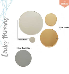 UV Printing Acrylic Circle Mirror (Package.Price)