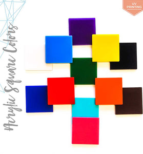 UV Printing Acrylic Square Colors (Package.Price)