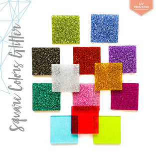 UV Printing Acrylic Square Glitter (Package.Price)