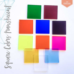 UV Printing Acrylic Square Translucent Colors (Package.Price)