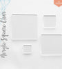 UV Printing Acrylic Square Clear 1/16" or 1/8" (Package.Price)