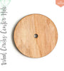 UV Printing Wood Circles With Center Hole 3/16" Thick (Package.Price)