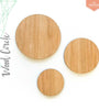 UV Printing Wood Circles 3/16" Thick (Package.Price)