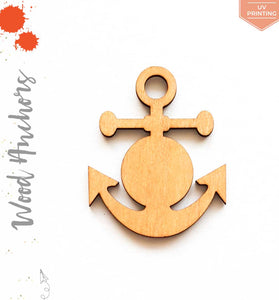 UV Printing Wood Keychain Anchors (Package.Price)