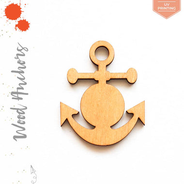 UV Printing Wood Keychain Anchors (Package.Price)