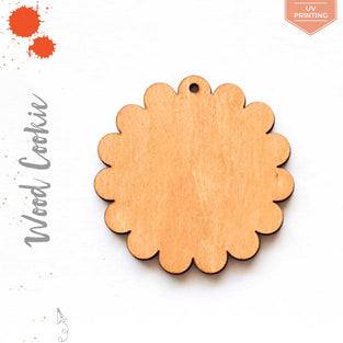UV Printing Wood Keychain Cookie (Package.Price)
