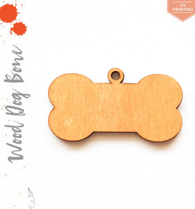 UV Printing Wood Keychain Dog Bone Soto (Package.Price)