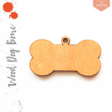 UV Printing Wood Keychain Dog Bone Soto (Package.Price)