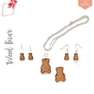 UV Printing Wood Jewelry Bear (Package.Price)