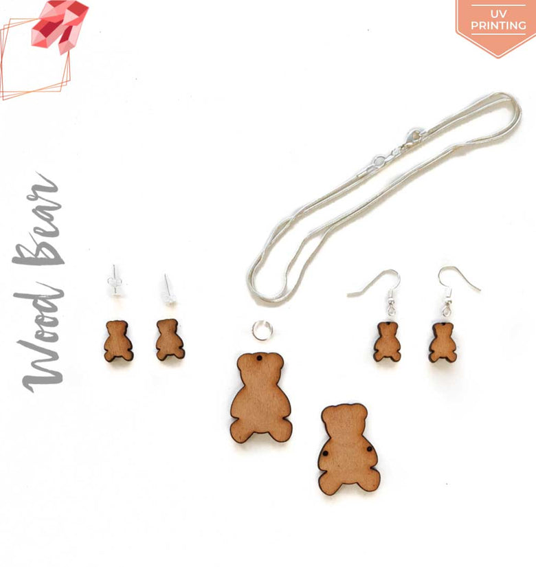 UV Printing Wood Jewelry Bear (Package.Price)