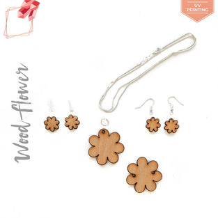 UV Printing Wood Jewelry Flower (Package.Price)