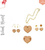 UV Printing Wood Jewelry Hearts (Package.Price)