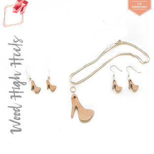 UV Printing Wood Jewelry Heels (Package.Price)