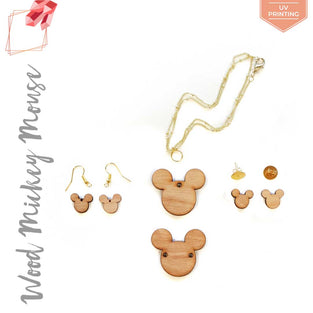 UV Printing Wood Jewelry Mouse Head (Package.Price)