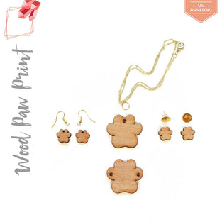 UV Printing Wood Jewelry Paw Print (Package.Price)