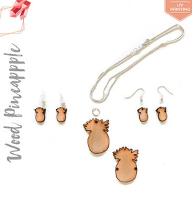 UV Printing Wood Jewelry Pine Apple (Package.Price)