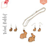 UV Printing Wood Jewelry Rabbit (Package.Price)