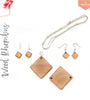 UV Printing Wood Jewelry Rhombus (Package.Price)