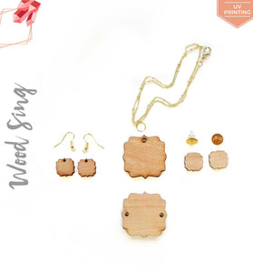 UV Printing Wood Jewelry Sign Soto (Package.Price)
