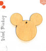 UV Printing Wood Keychain Mouse Head (Package.Price)