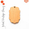 UV Printing Wood Keychain Vintage Fancy (Package.Price)