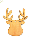 Wood Christmas Ornaments Elk (Package.Price)