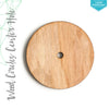 Laser Engraving Wood Circles With Center Hole 3/16" Thick (Package.Price)
