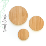Wood Circles 3/16