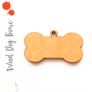 Wood Keychain Dog Bone Soto (Package.Price)